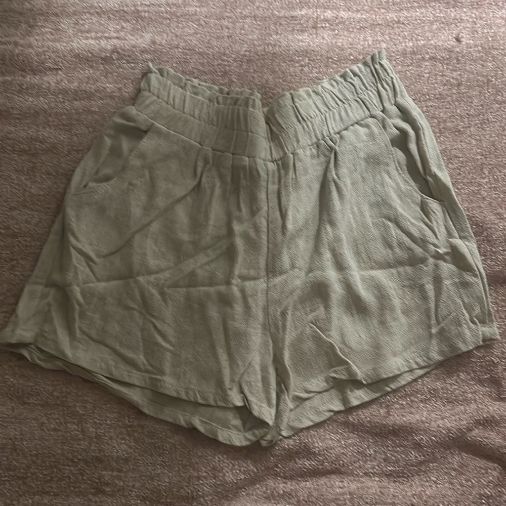 Final Touch | Final Touch Beige Linen Shorts